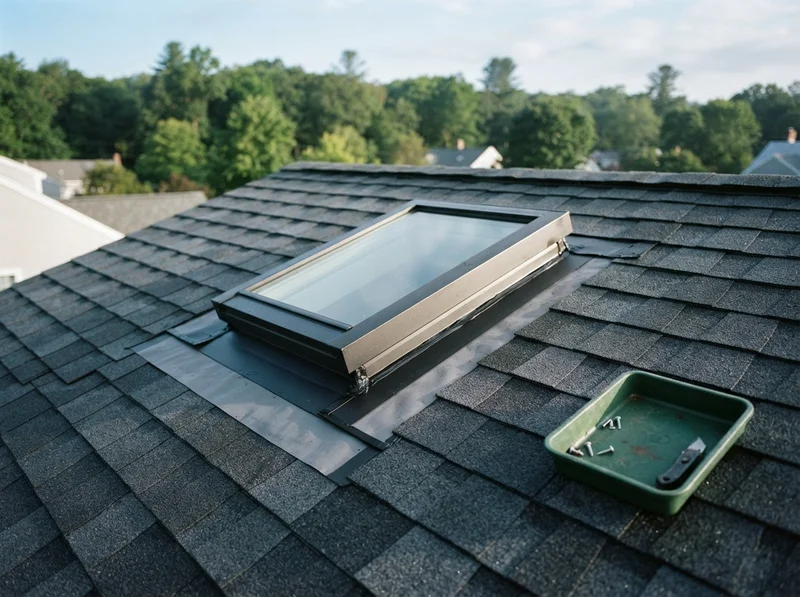 Standing seam metal roof installation Standing seam metal roof installation